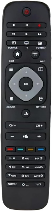 Controle Remoto Compatível com TV Philips Smart Universal 1