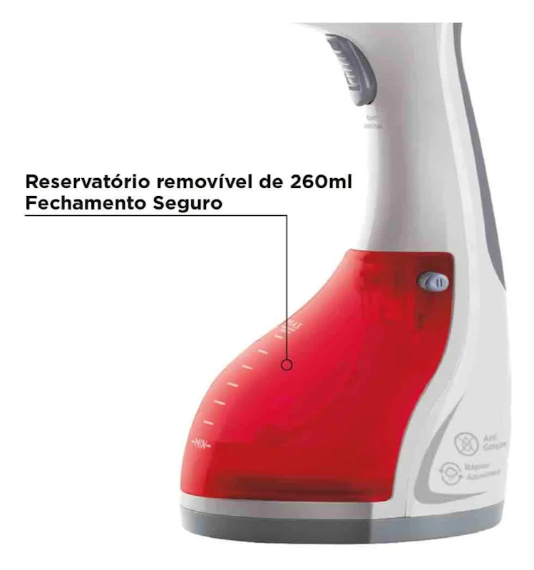 Vaporizador Portátil de Roupas e Higienizador 4