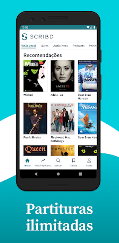 Scribd: Audiolivros e eBooks 5