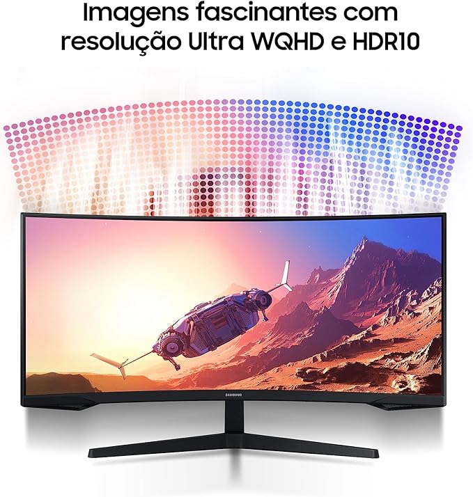 Monitor Gamer Samsung Odyssey G5 34" UWQHD 5