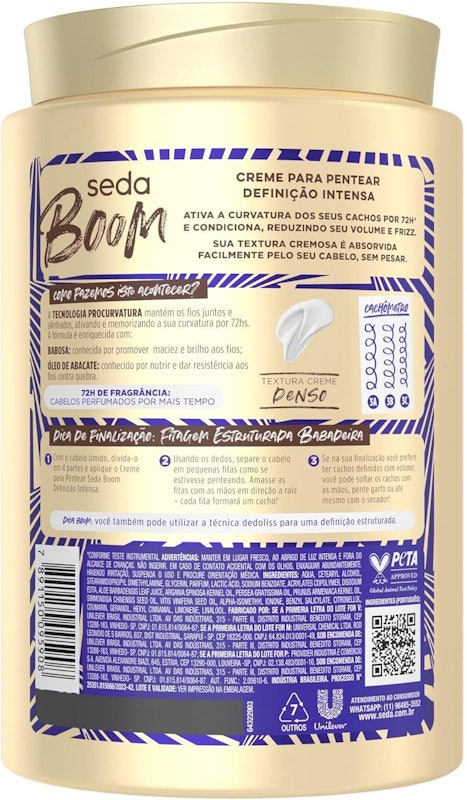 Creme de Pentear Seda Boom Definição Intensa 2