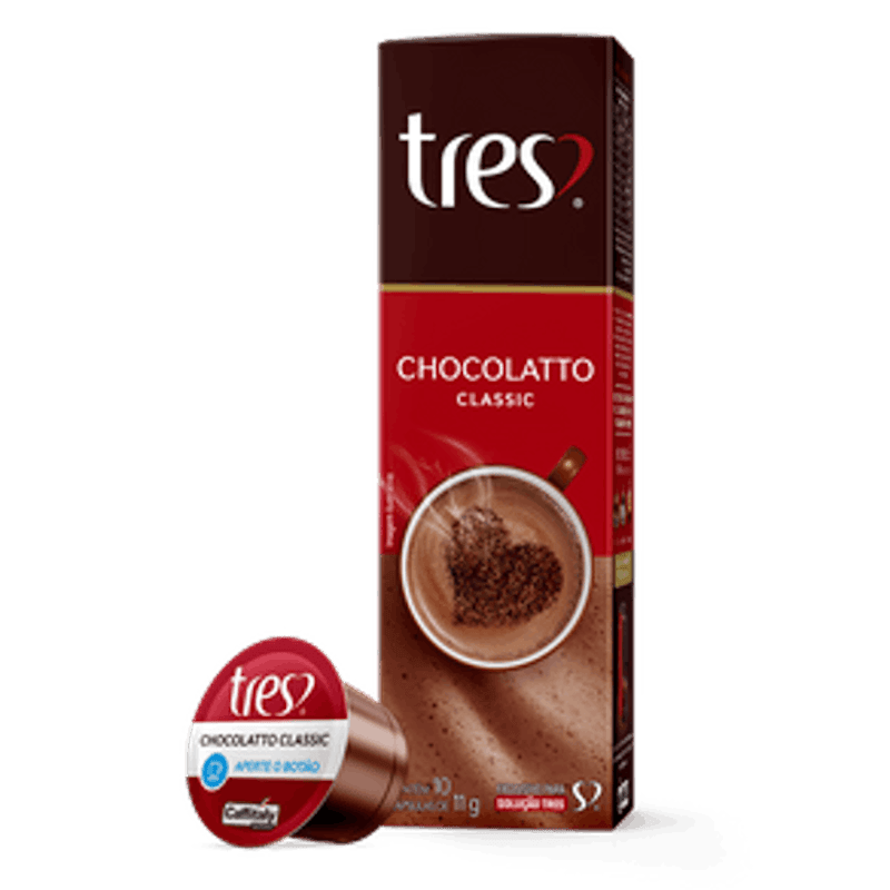 Cápsula Chocolatto TRES 3 Corações 1