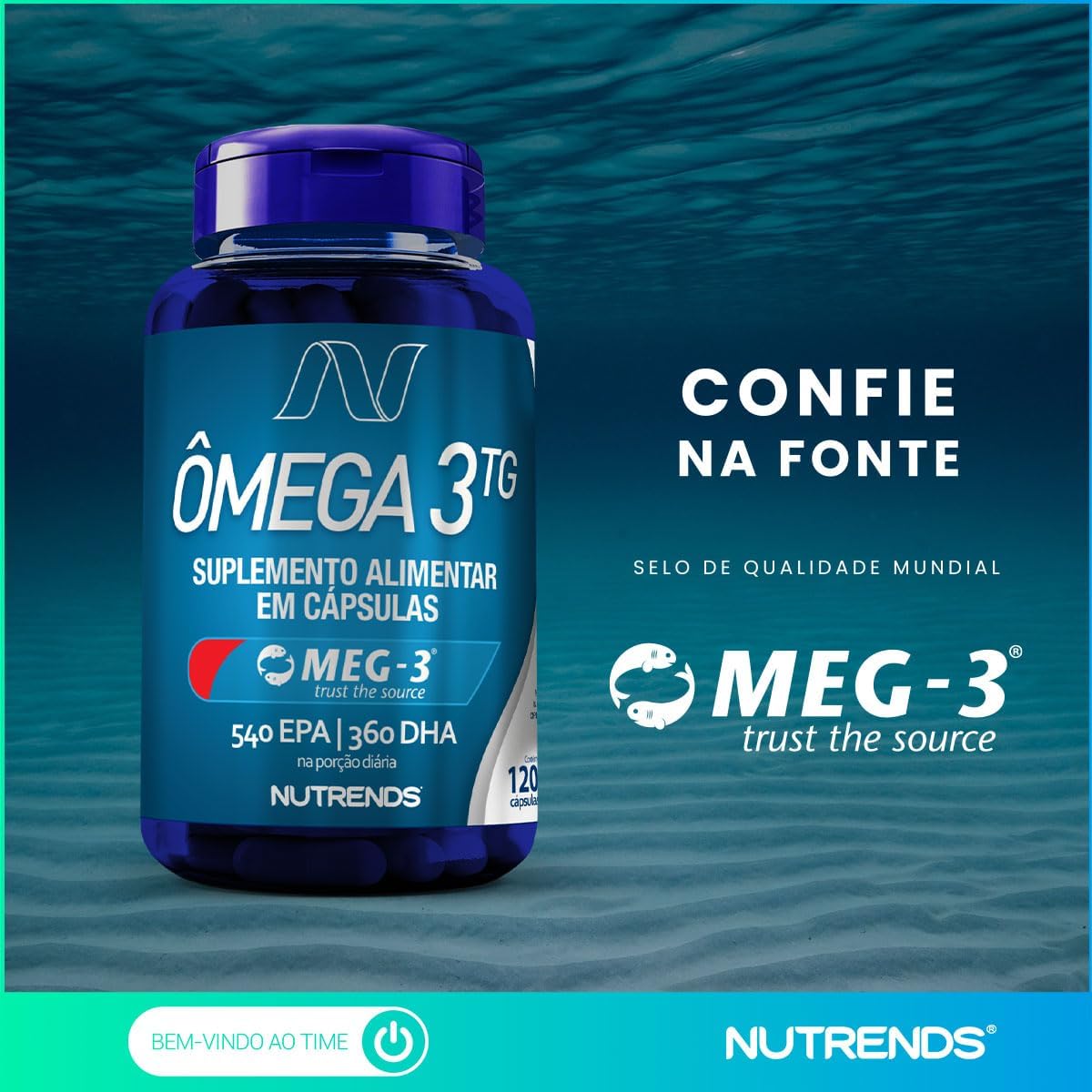 Ômega 3 TG MEG-3 Nutrends 4