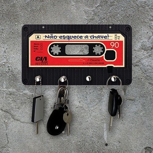 Porta-Chaves Fita Cassete 2