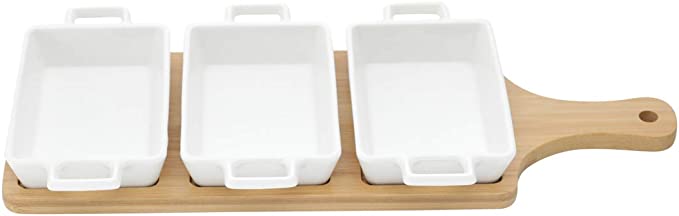 Petisqueira de Porcelana e Bambu Wolff 4