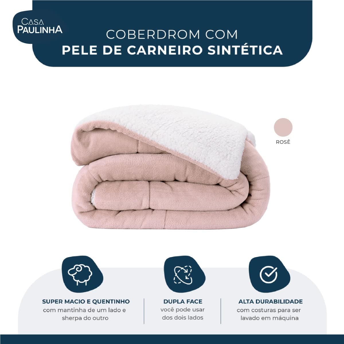 Coberdrom Casal Queen Edredom Felpudo 5