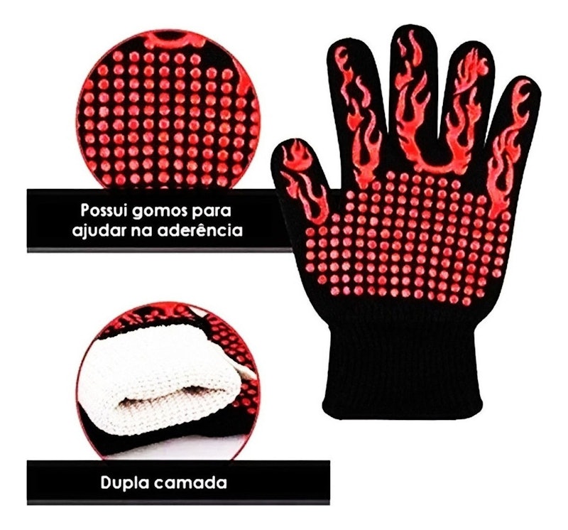 Luva Térmica para Churrasco 3