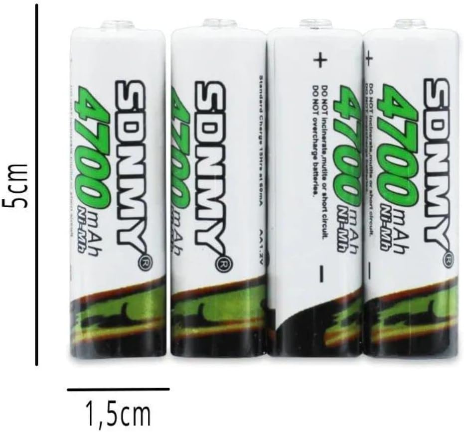 Pilha Recarregável AA 4700mAh  4
