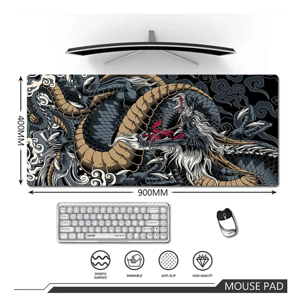Mouse Pad Gamer Speed Extra Grande 4