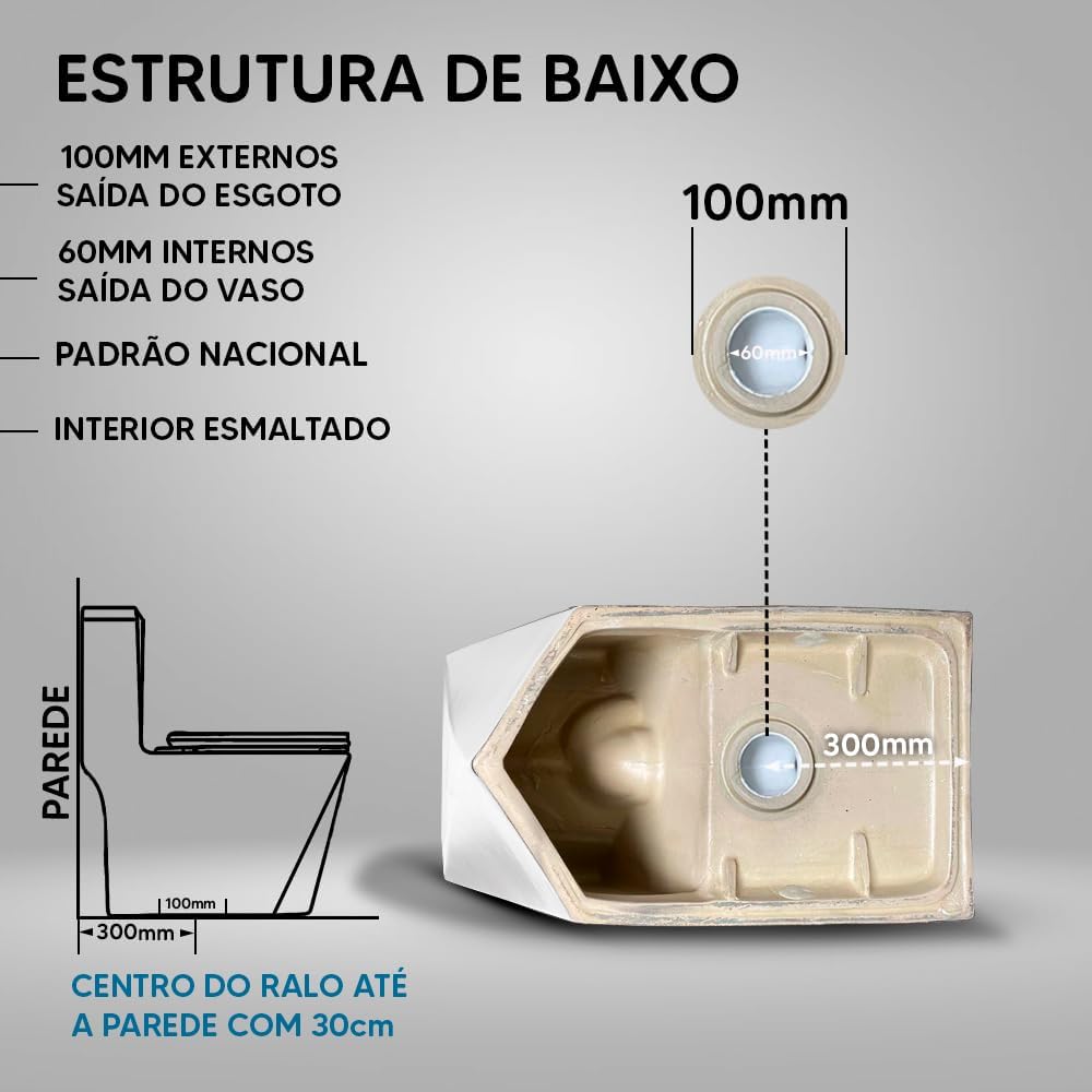 Vaso Sanitário Monobloco Diamante 5