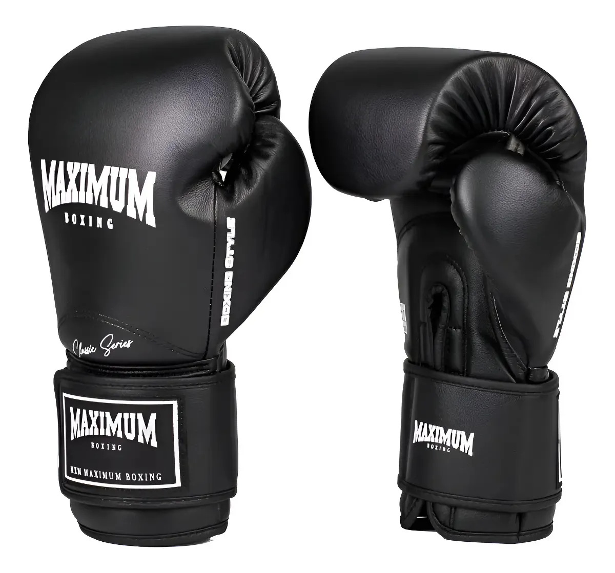 Luva de Boxe e Muay Thai New Classic Black Power Face 1