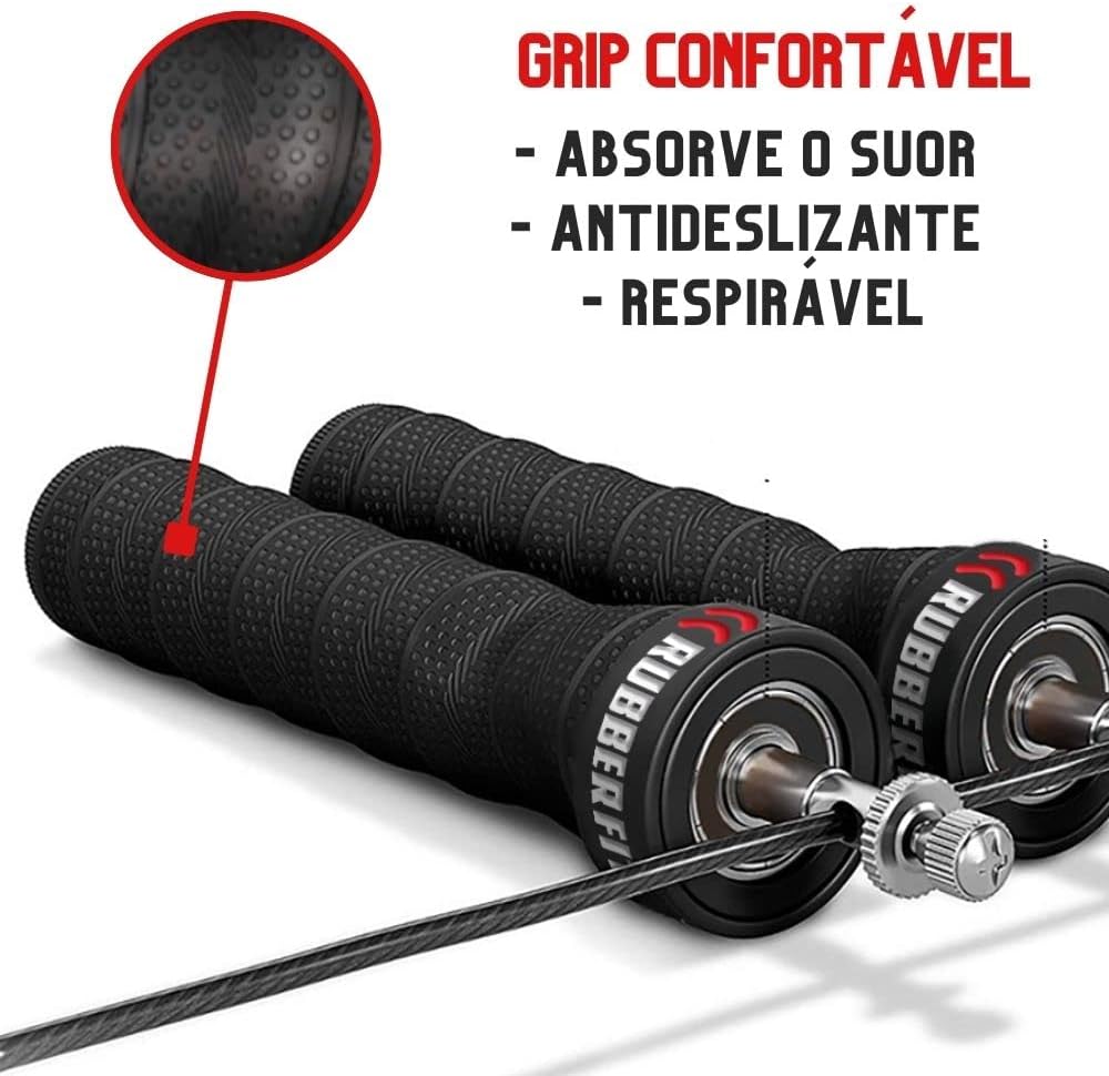 Corda de Pular Profissional Speed Rope Rolamento 4