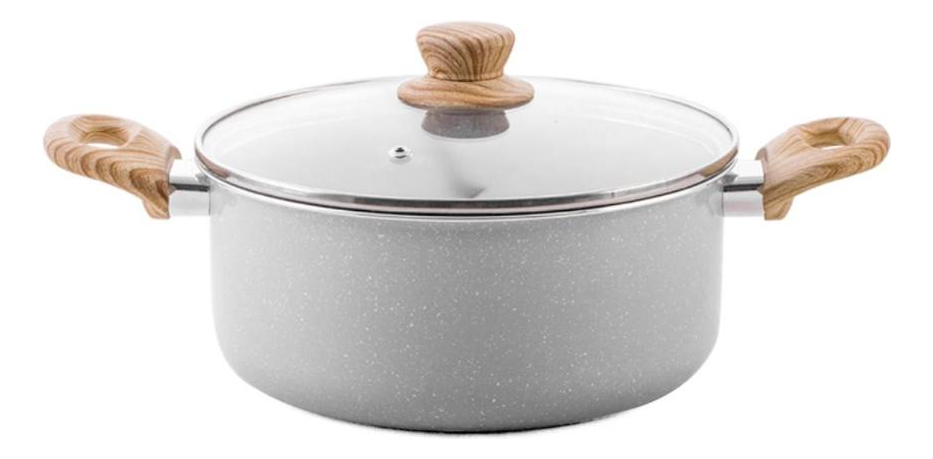 Jogo de Panelas Brinox Antiaderente Ceramic Life 5 Peças Easy Gris 3