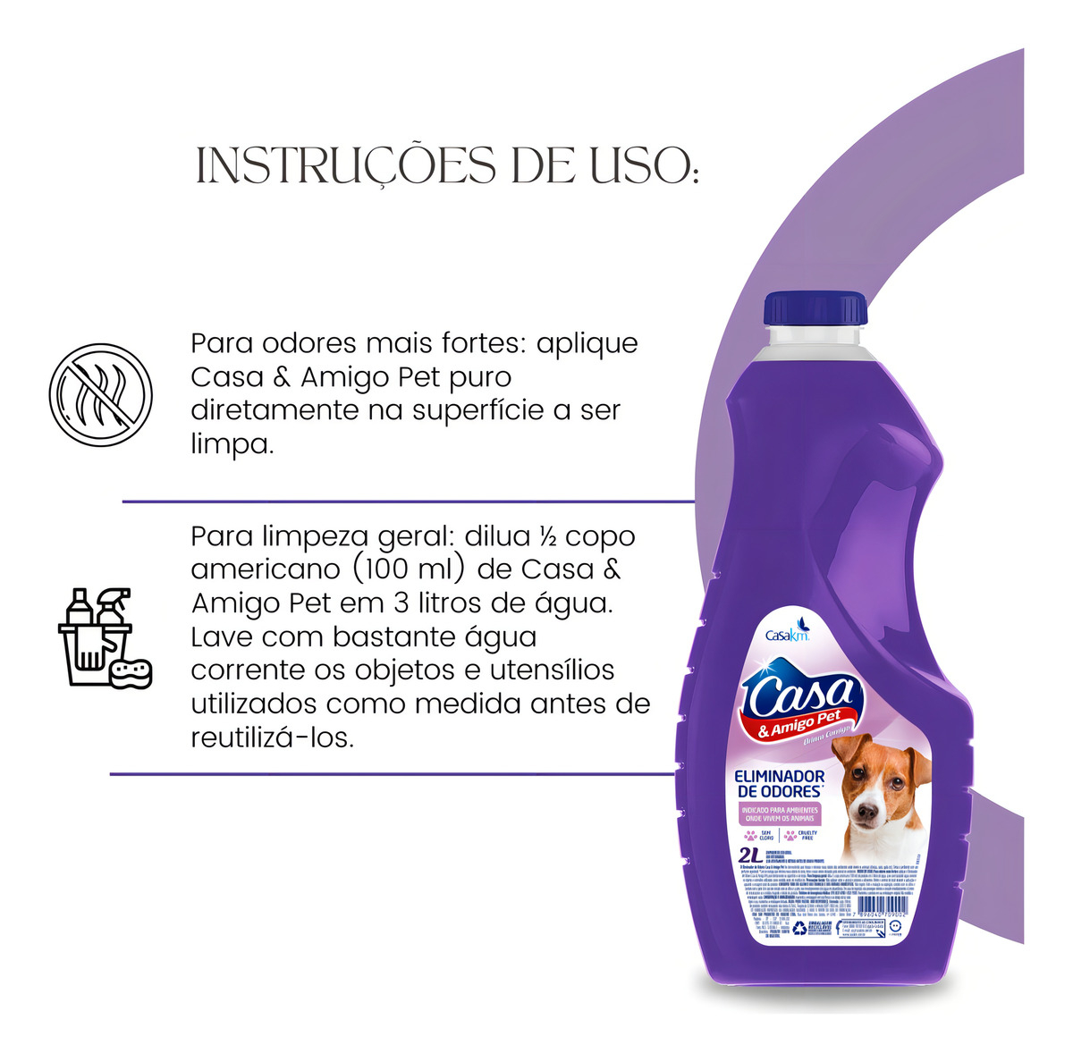 Eliminador de Odores Casa & Amigo Pets 3