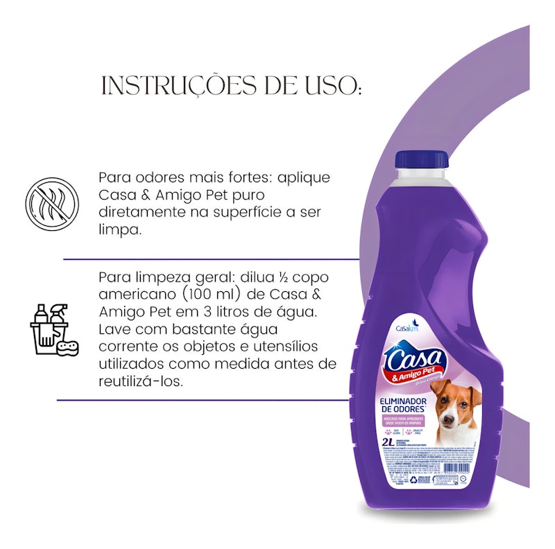 Eliminador de Odores Casa & Amigo Pets 3