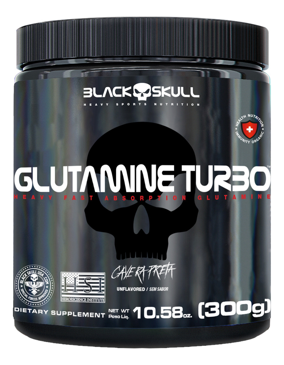 Glutamine Turbo Glutamina Black Skull 1