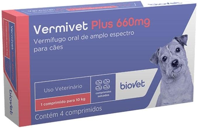 Vermífugo Vermivet Plus 660 mg 1