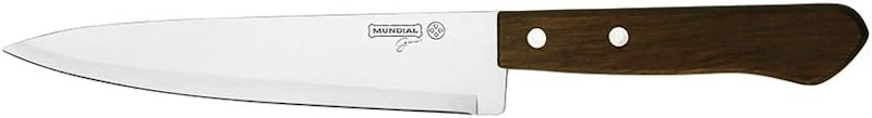 Faca para Carnes Wood Mundial 8" em Aço Inox e Cabo em Madeira 1