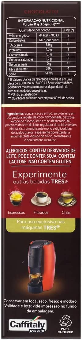 Cápsula Chocolatto TRES 3 Corações 4