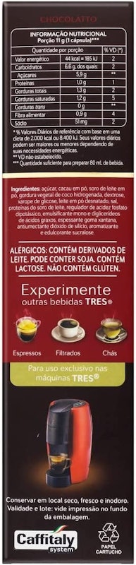 Cápsula Chocolatto TRES 3 Corações 4