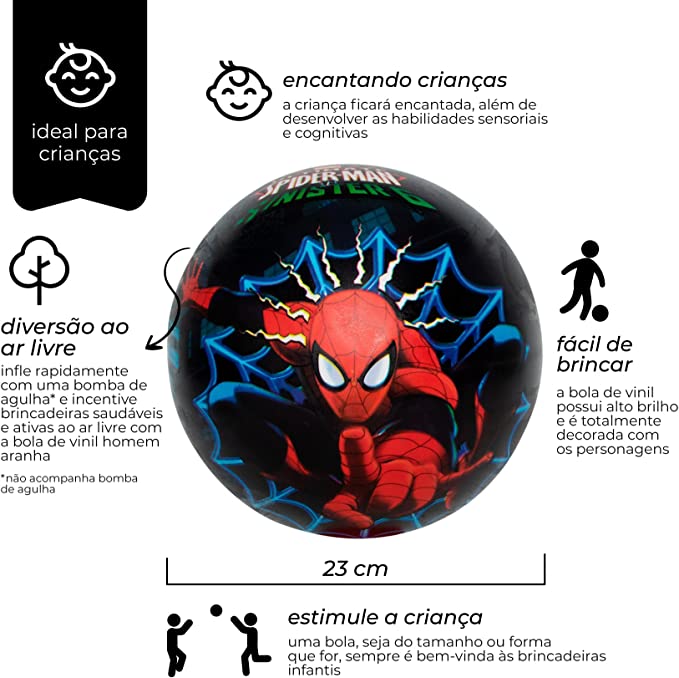 Bola de Vinil Inflável Homem-Aranha 5