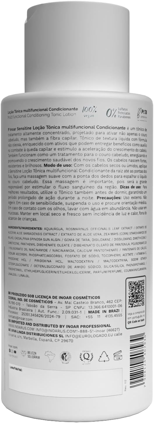 Creme de Limpeza Capilar Sensitine Inoar 2