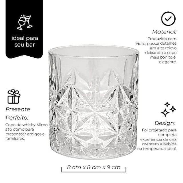 Jogo de Copos de Whisky Lijita 2