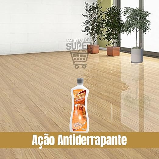 Cera para Madeira e Laminados Premium Brilho Intenso 750 ml 4