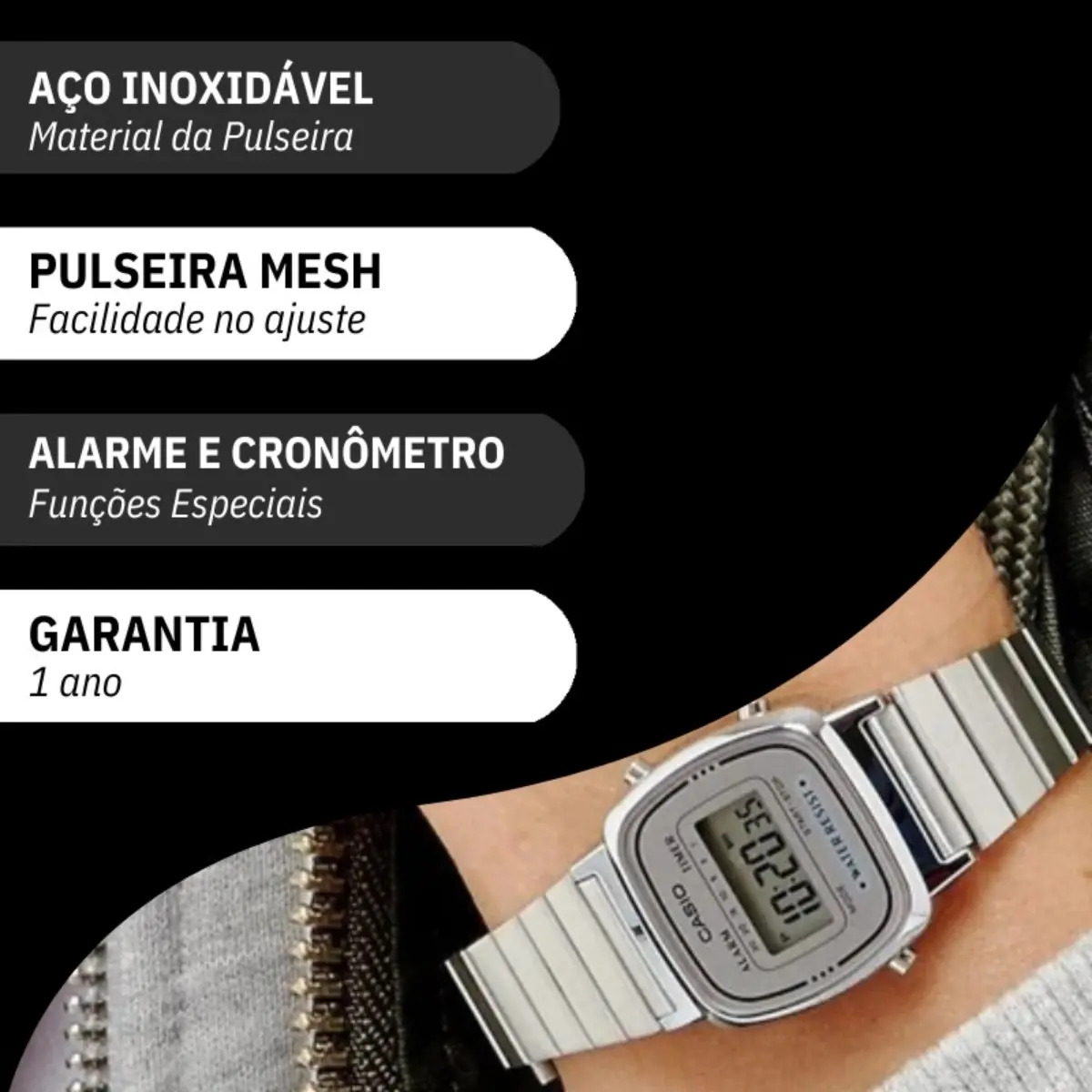 Relógio Casio Vintage LA670WA-7 4