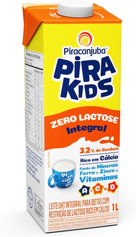 Leite Integral Piracanjuba Pirakids Zero Lactose 1 L 2