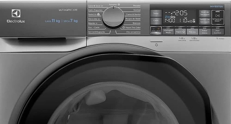 Lava e Seca Electrolux 11 kg Inox Perfect Care Inverter 3