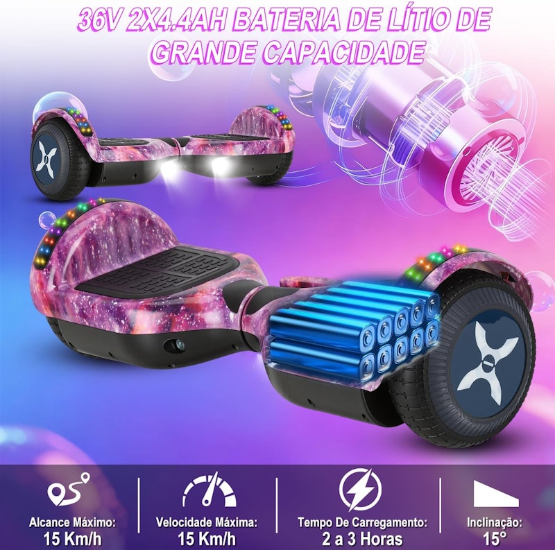 Hoverboard Adulto e Infantil com 350 W VentoEco 3