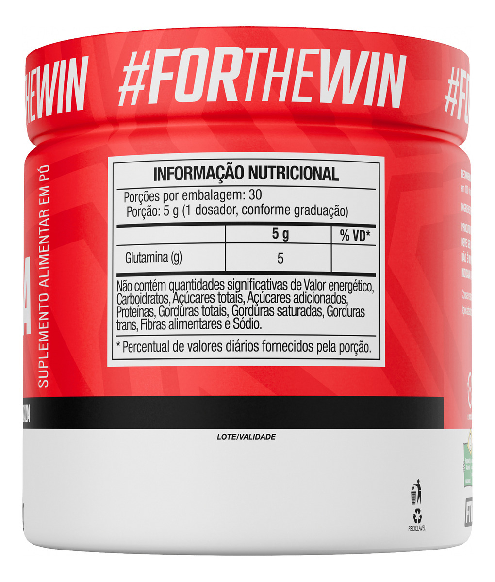 Glutamina Micronizada Isolada 100% Pura FTW 3