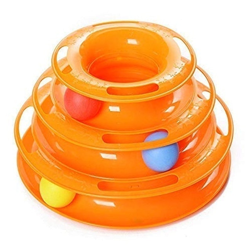 Brinquedo para Gatos Torre de Trilhas 3 Níveis CBR04133 2