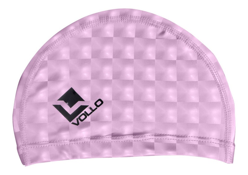 Touca de Natação PU Rosa Vollo Adulto 2