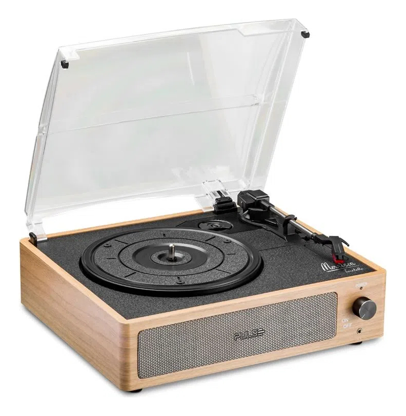 Vitrola Retro Toca-Disco Bluetooth USB Pulse Morrison SP613 4
