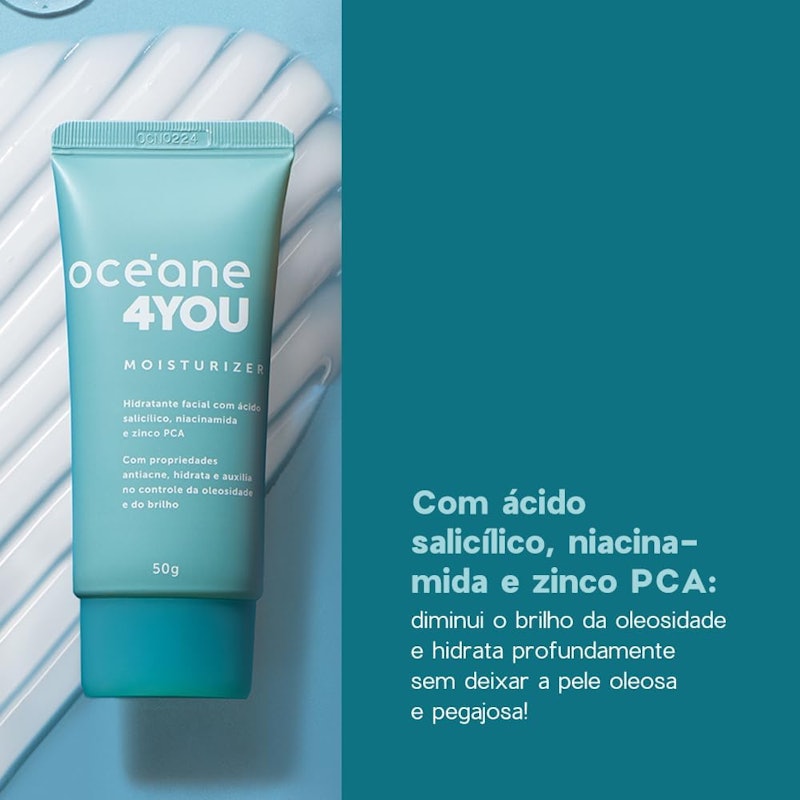Hidratante Facial com Niacinamida e Ácido Salicílico Moisturizer 4you 4