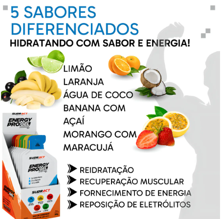Energy Pro Gel 10 Sachês de 30 g  5