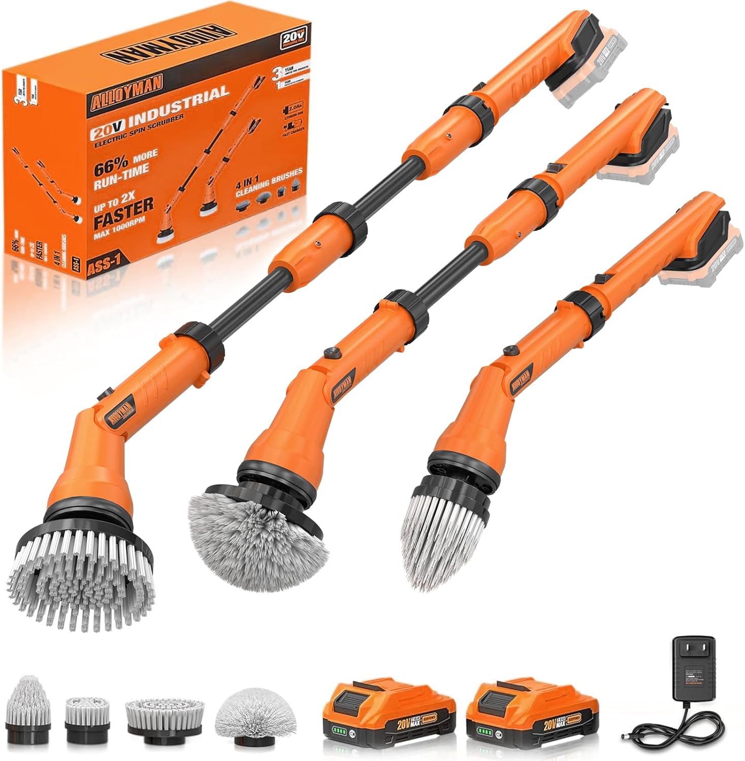 Esfregador Giratório Elétrico Alloyman 1