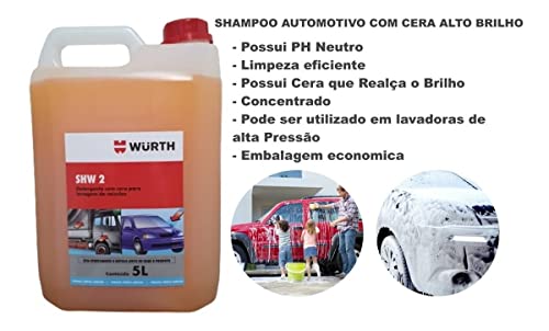 Shampoo Automotivo com Cera Wurth SHW2 2