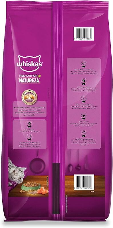 Ração Seca para Gatos Adultos Whiskas® Melhor por Natureza 2
