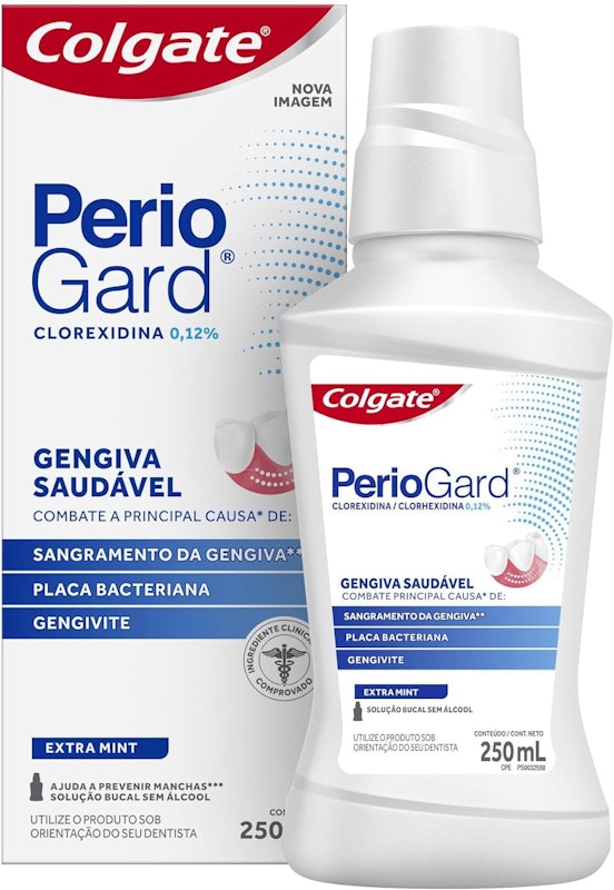 Enxaguante Bucal Colgate PerioGard Sem Álcool Hortelã Original 1