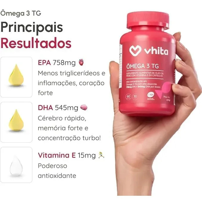 Ômega 3 IFOS TG 1000 mg Vhita 2