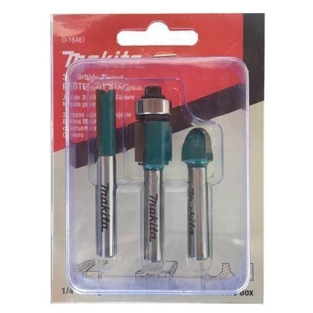 Jogo de Fresas para Tupia Makita 3 Peças 1