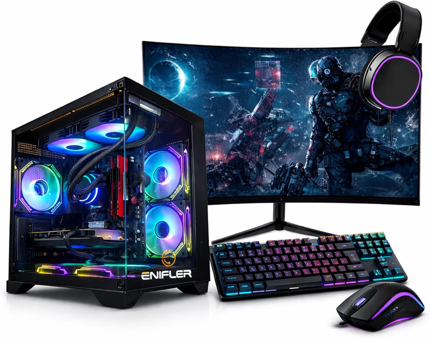 PC Gamer Completo Ryzen 5 5600GT 16 GB DDR4 SSD 480 GB, 500 W 80 Plus 1