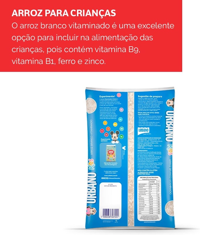 Arroz Branco Urbano Vitaminado 2
