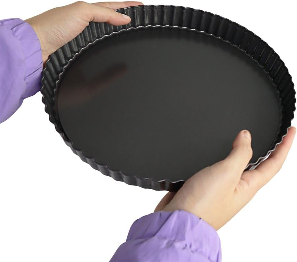 Kit 2 Forma de Torta Redonda com Fundo Removível Antiaderente 2