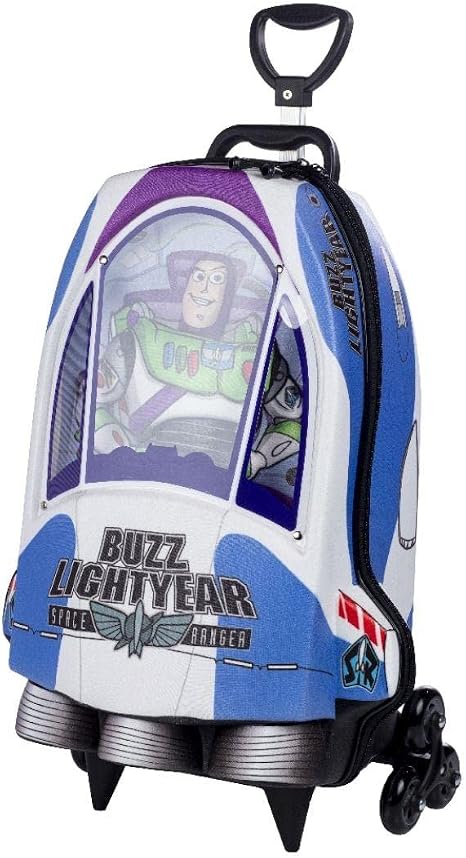 Mochila Infantil com Rodinha Toy Story Buzz Nave 2