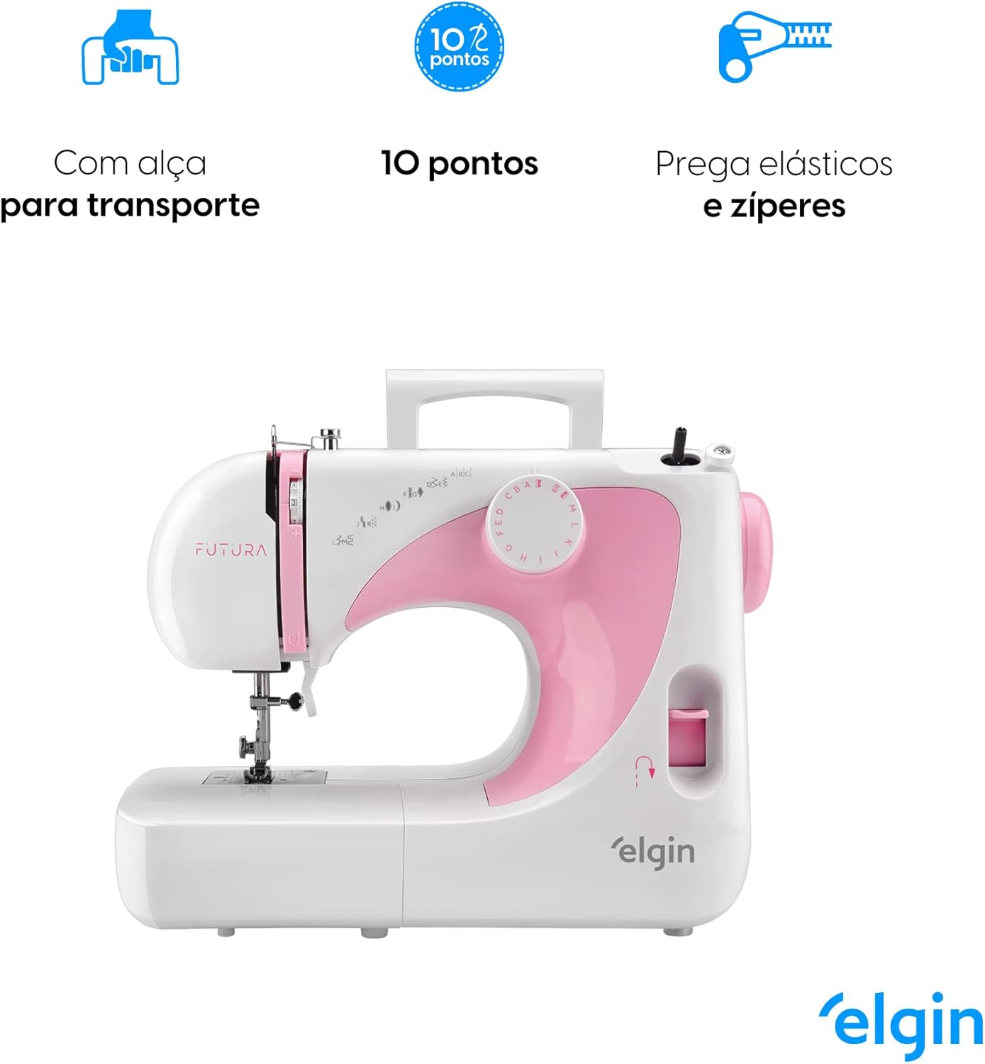 Máquina de Costura Doméstica Futura  3