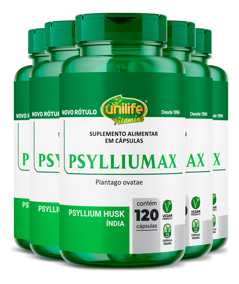 Psylliumax 120 Cápsulas (5 Unidades) 2